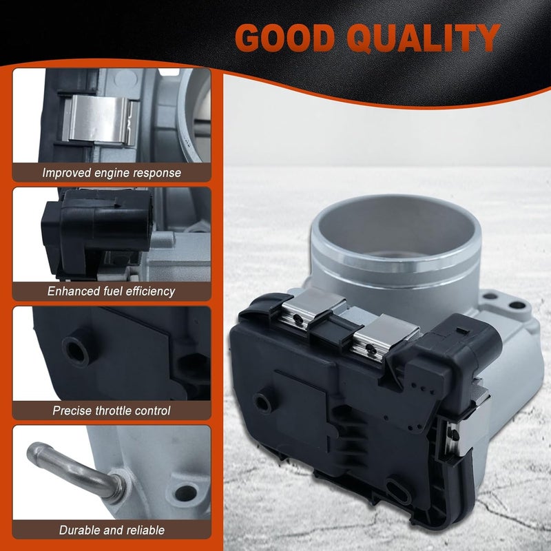 WELLBOX Electronic Throttle Body for Volkswagen Jetta 2007-2014 Beetle 2007-2014 Golf 2010-2014 Passat 2012-2014 Rabbit 2006-2009 2.5L Engine OE 07K133062A 07K-133-062-A 07K-133-062A - Image 3